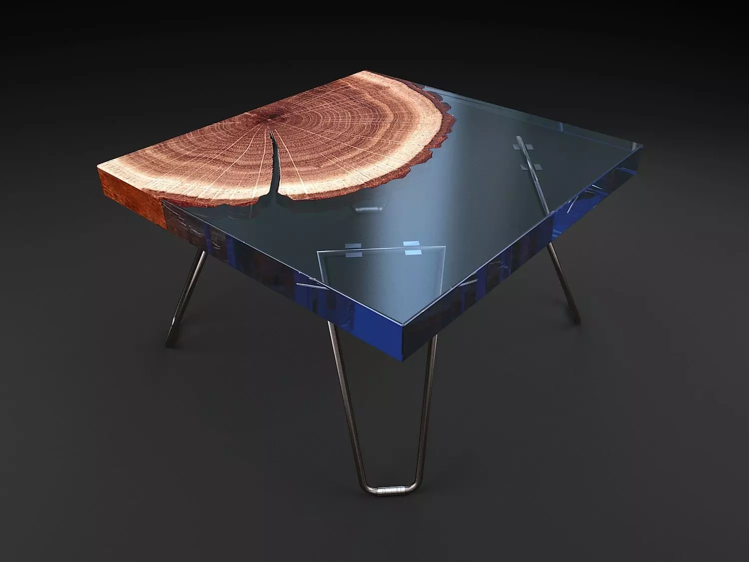 Epoxy Resin Coffee Table Collection 3D model_2