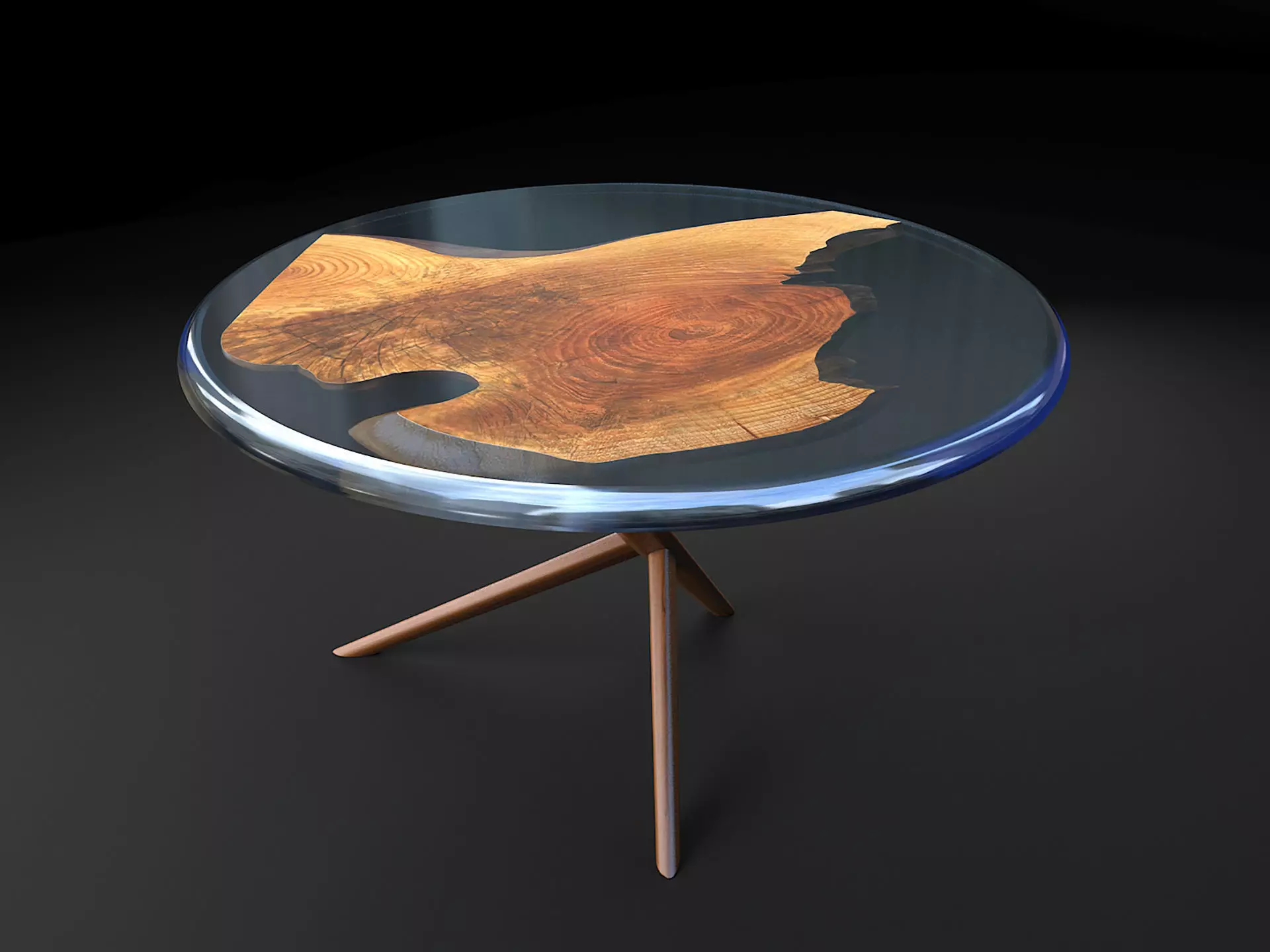 Epoxy Resin Coffee Table Collection 3D model_4