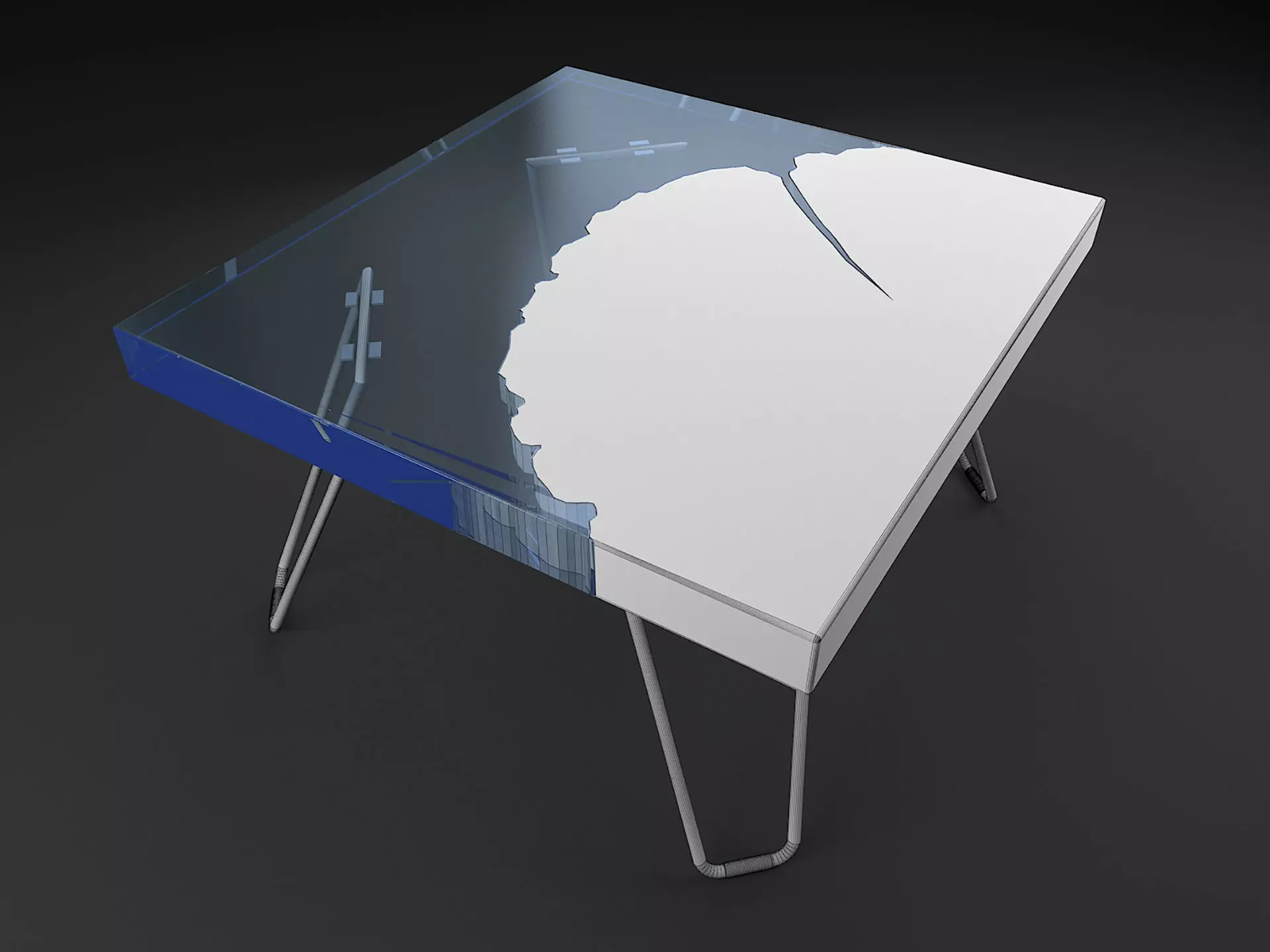 Epoxy Resin Coffee Table Collection 3D model_17