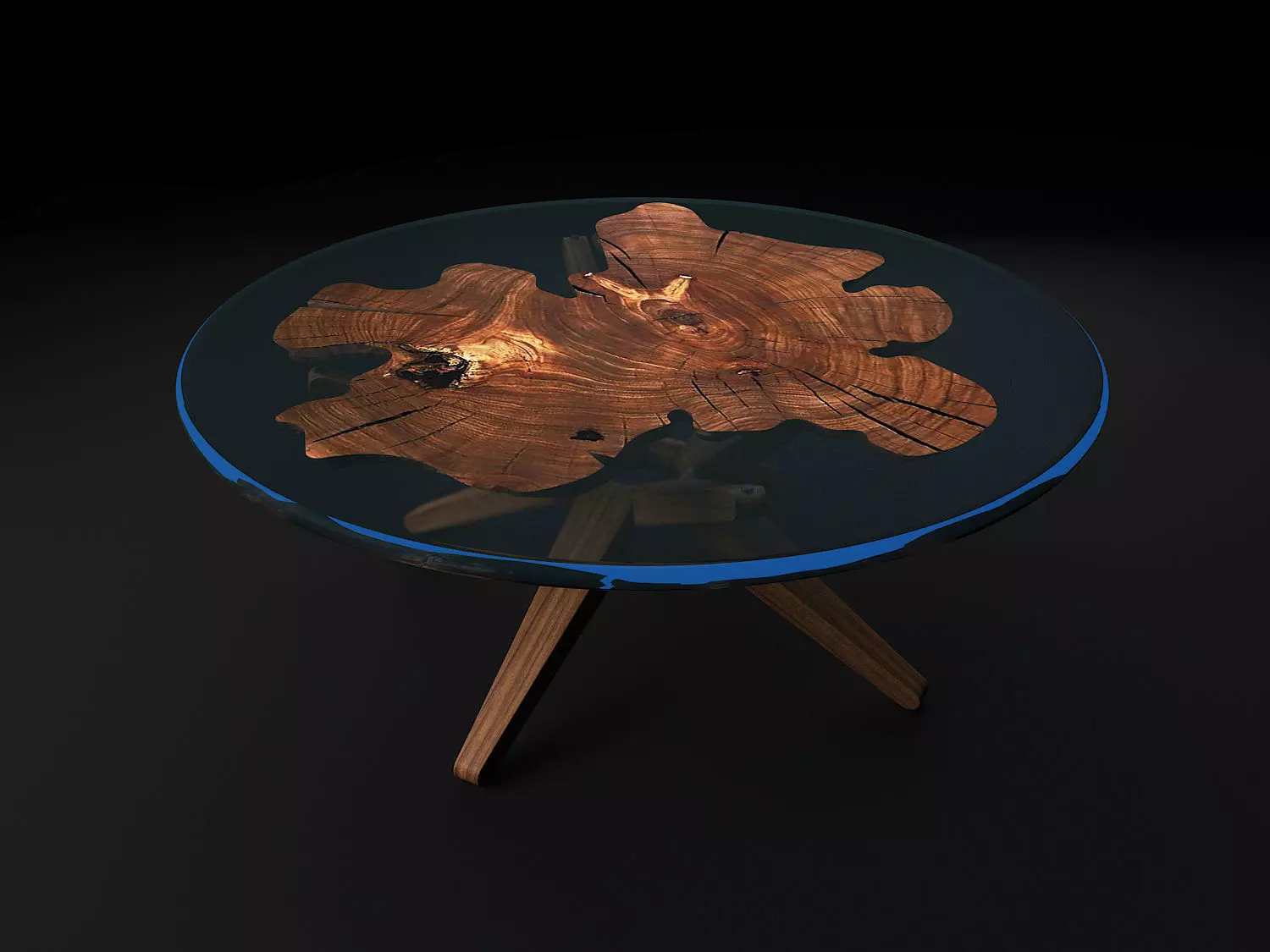 Epoxy Resin Coffee Table Collection 2 3D model_4