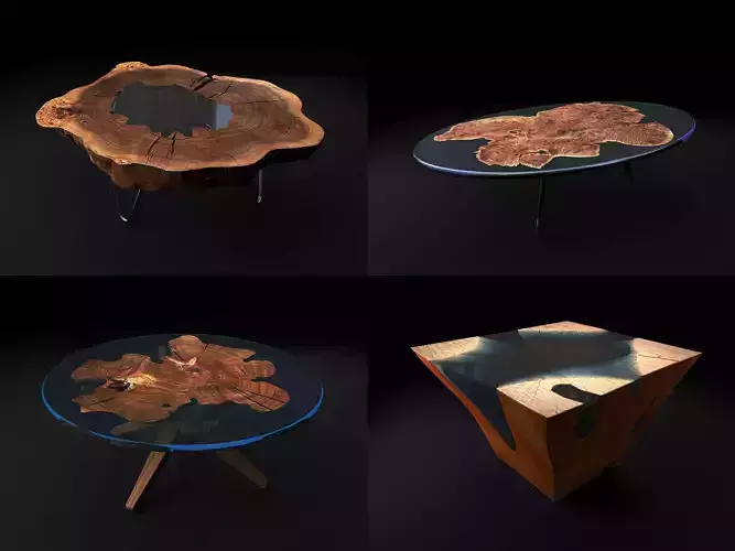 Epoxy Resin Coffee Table Collection 2
