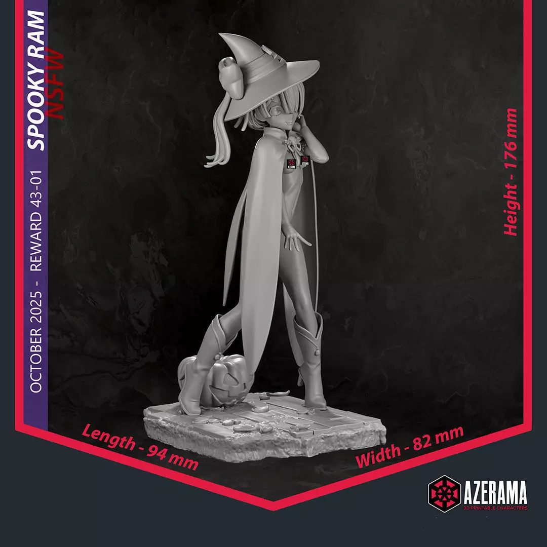 Spooky Ram NSFW STL Ready for 3D Printing 3D print model_1