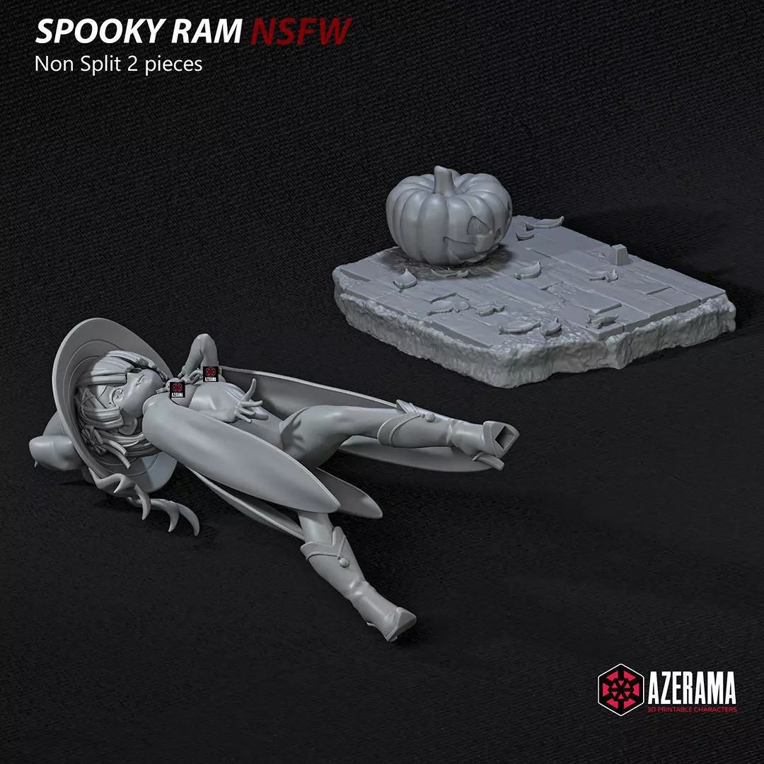 Spooky Ram NSFW STL Ready for 3D Printing 3D print model_3