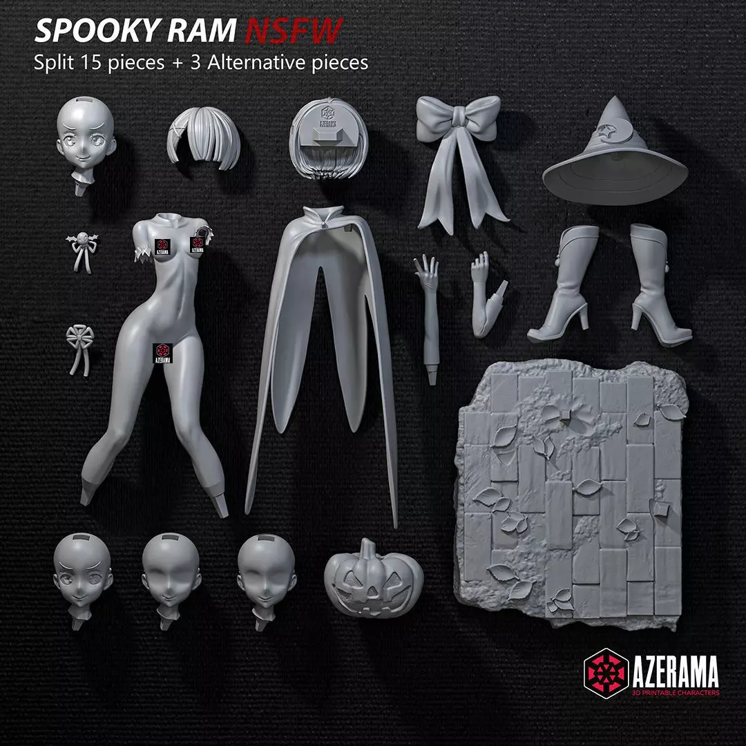 Spooky Ram NSFW STL Ready for 3D Printing 3D print model_5