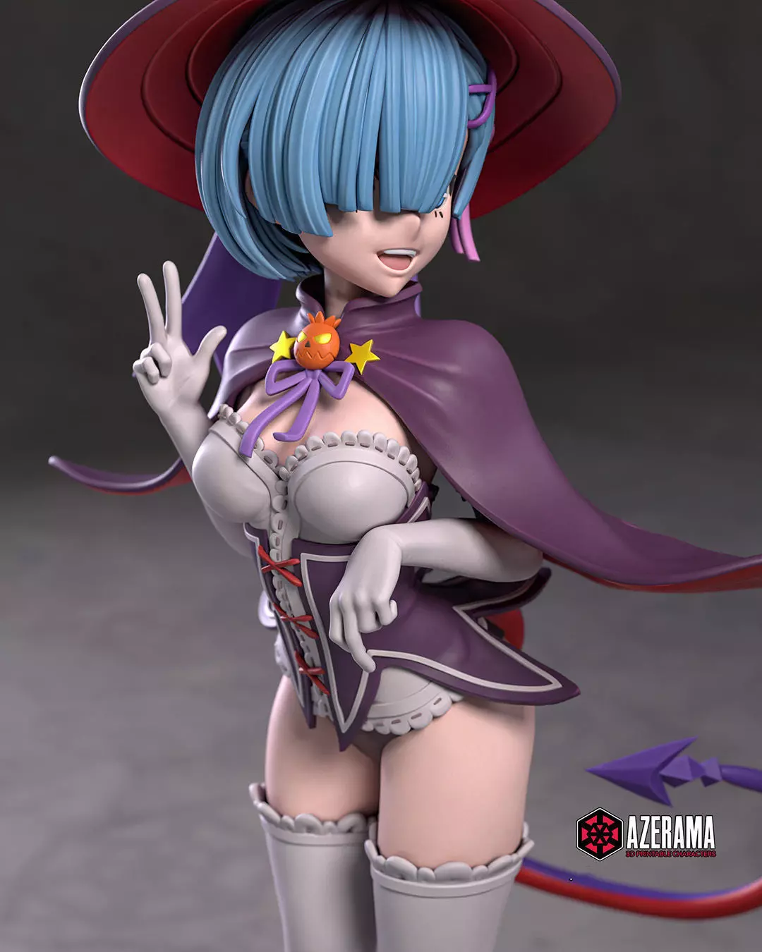 Spooky Rem STL Ready for 3D Printing 3D print model_0