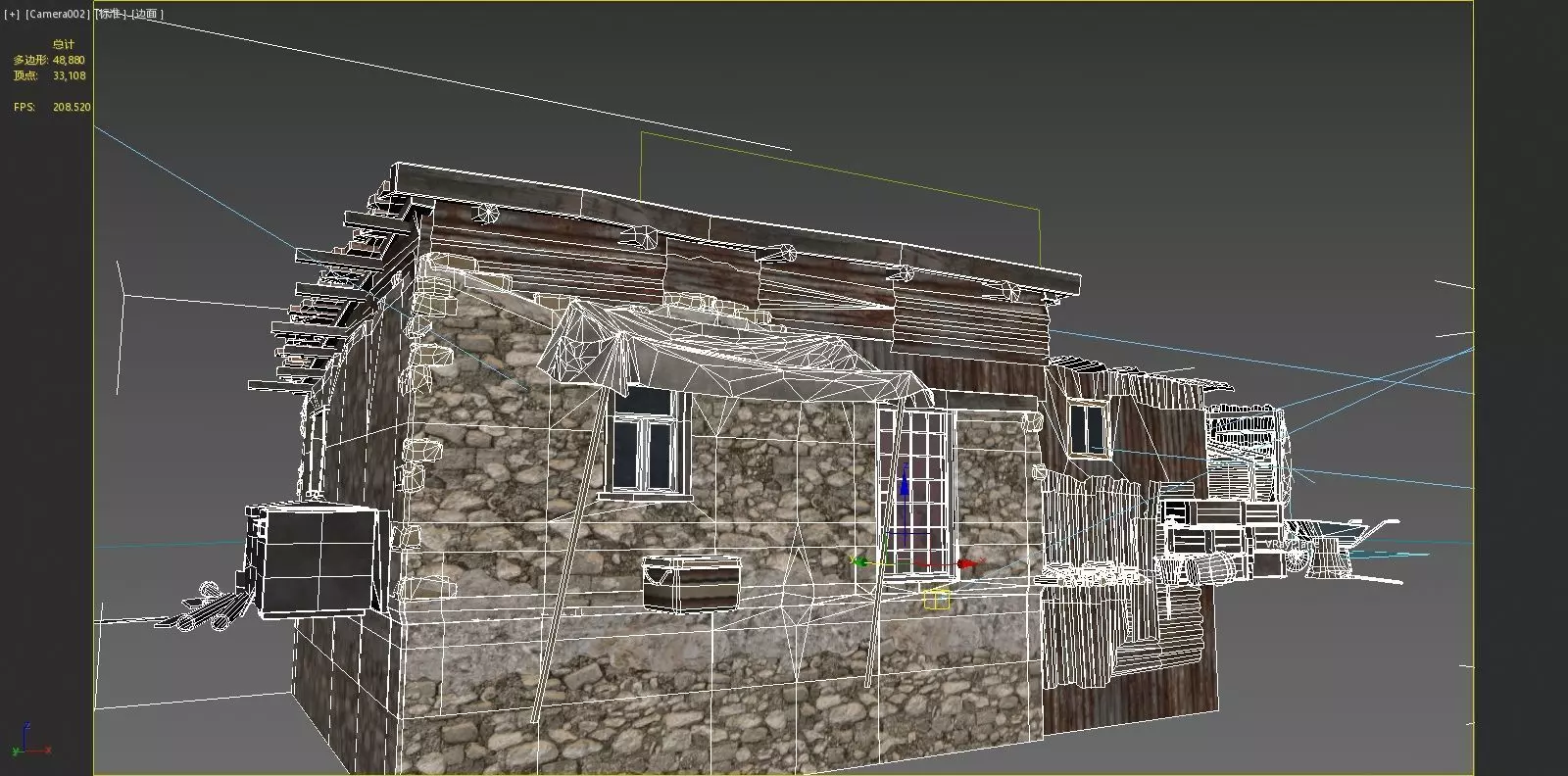 Modern Architecture Wild Hunter s Cabin and Tin Shed 3D model_8