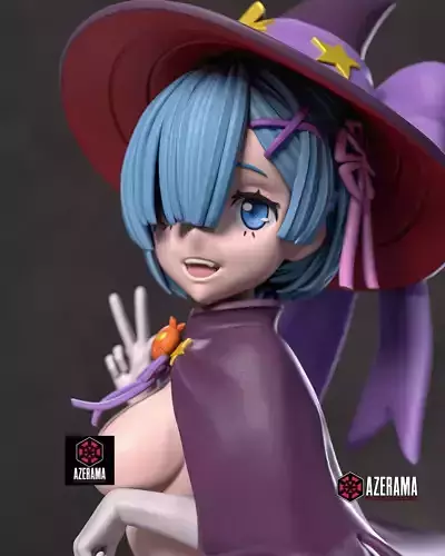 Spooky Rem NSFW STL Ready for 3D Printing