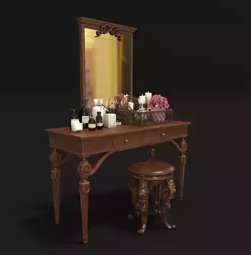 Classic European Style Dressing Table 2