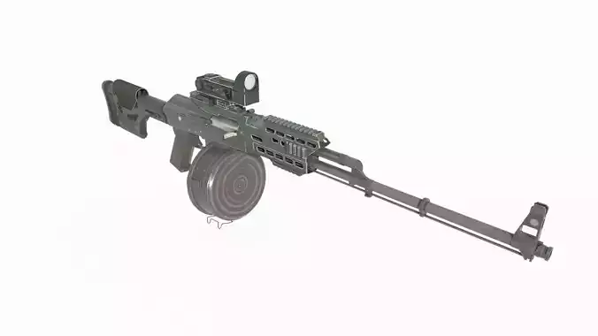 Modern weapon light machine gun