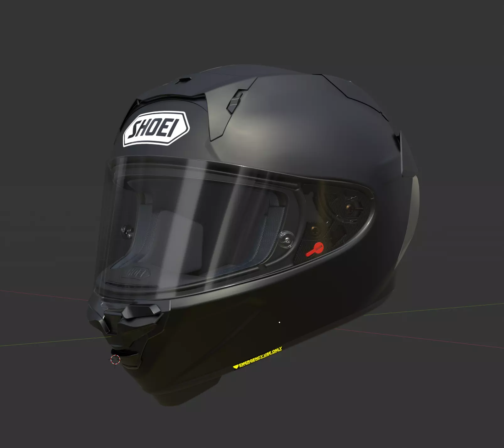 Shoei X-Fifteen 3D model_38