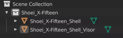 Shoei X-Fifteen 3D model_39