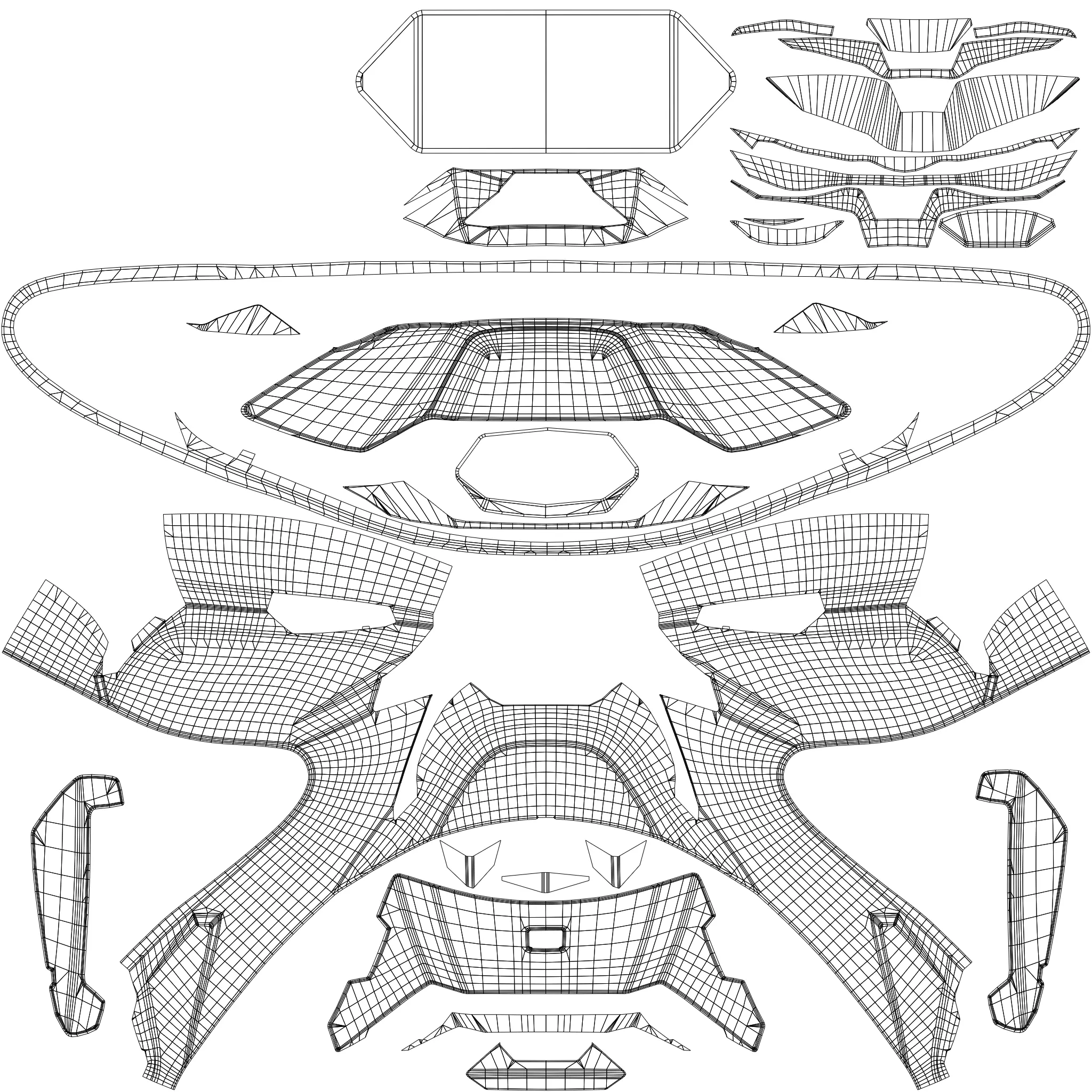 Shoei X-Fifteen 3D model_41