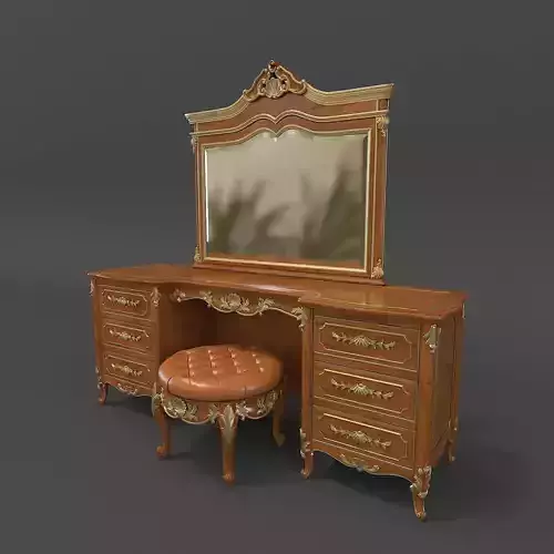 Classic European Style Dressing Table 5