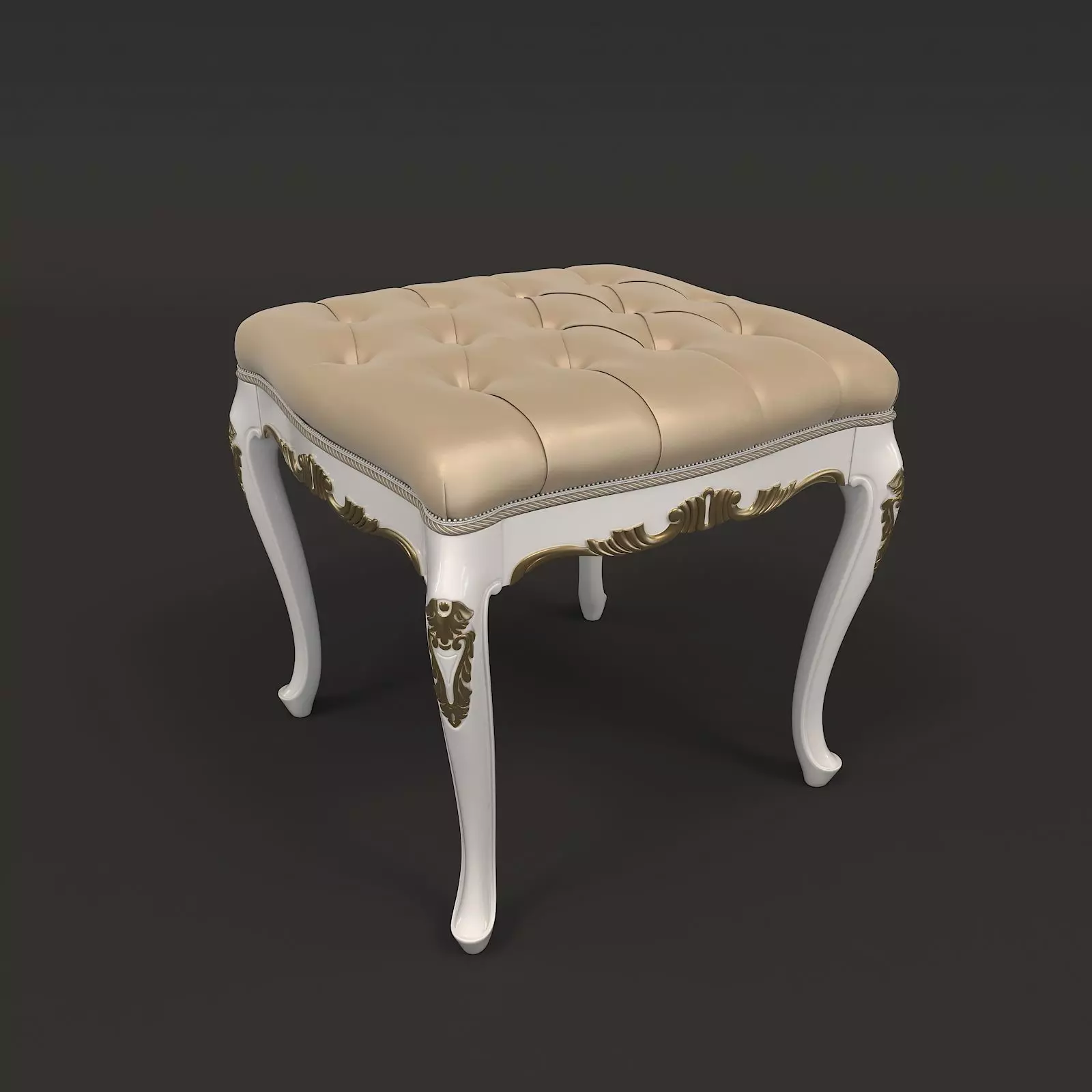 Classic European Style Dressing Table 6 3D model_6