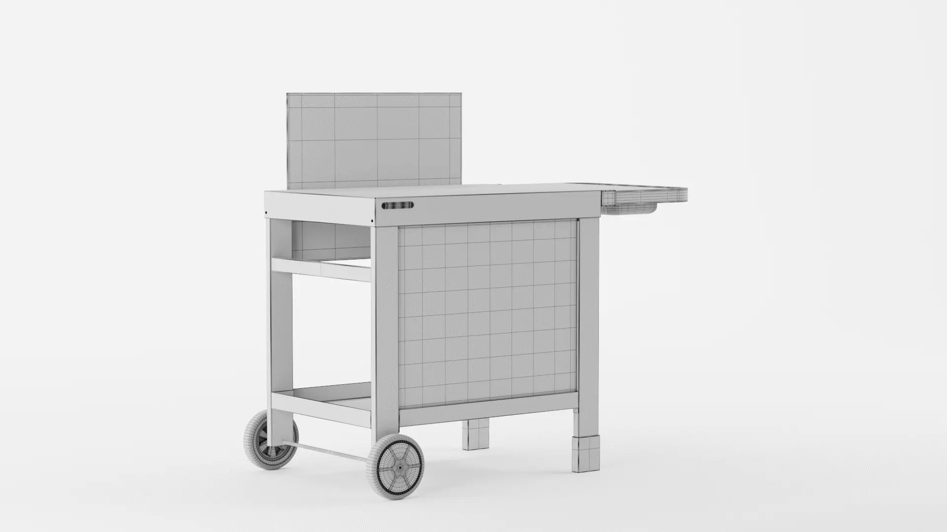 COOK IN GARDEN Media tuinstandaard voor plancha 3D model_12