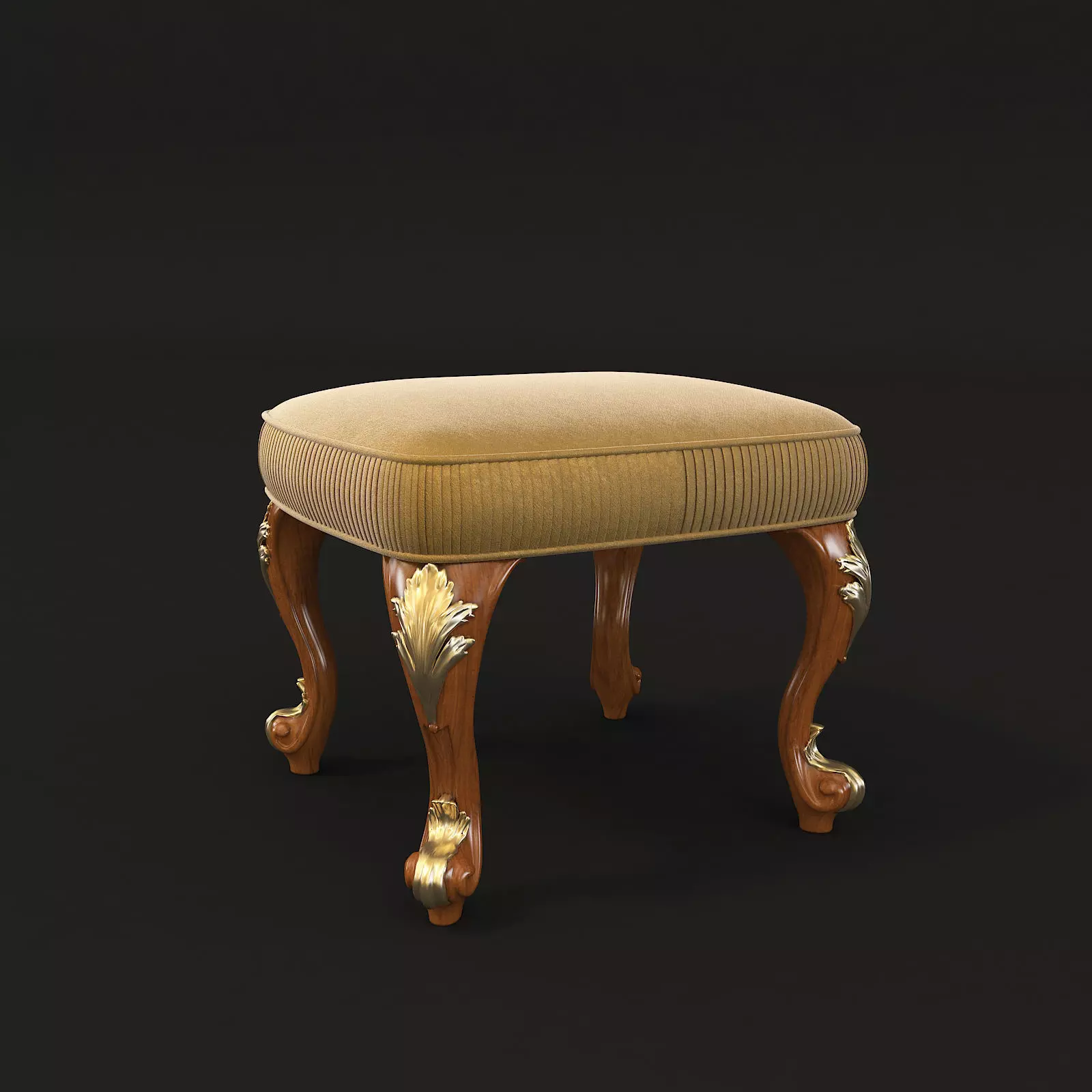 Classic European Style Dressing Table 8 3D model_7