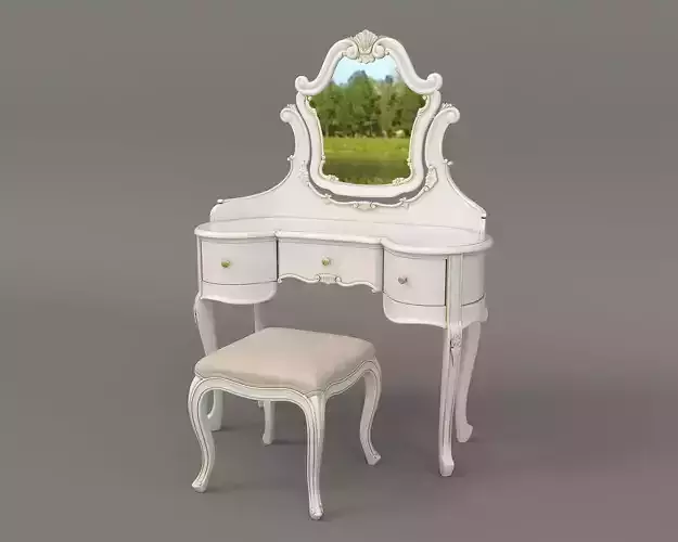 Classic European Style Dressing Table 16
