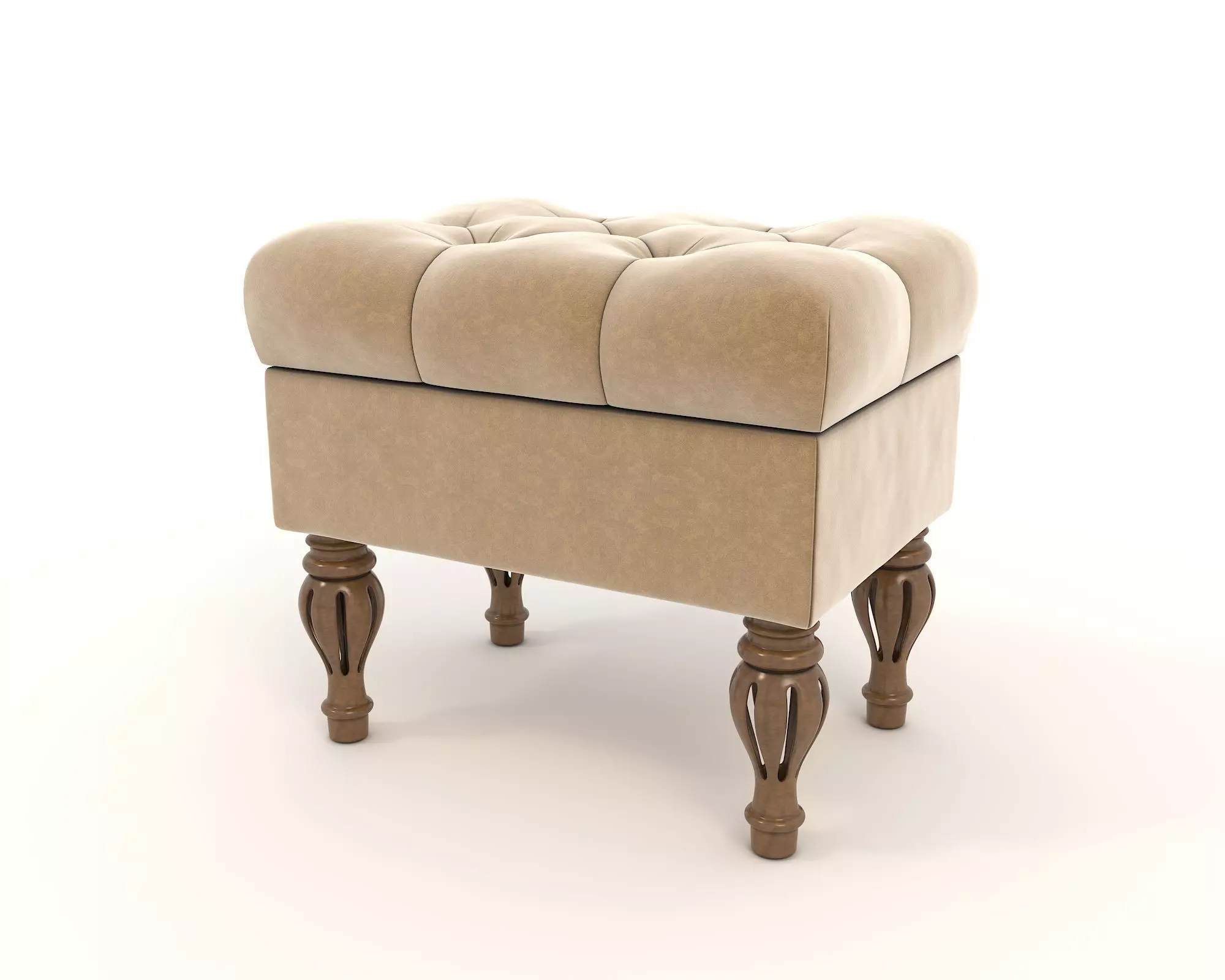 Classic European Style Dressing Table 17 3D model_6