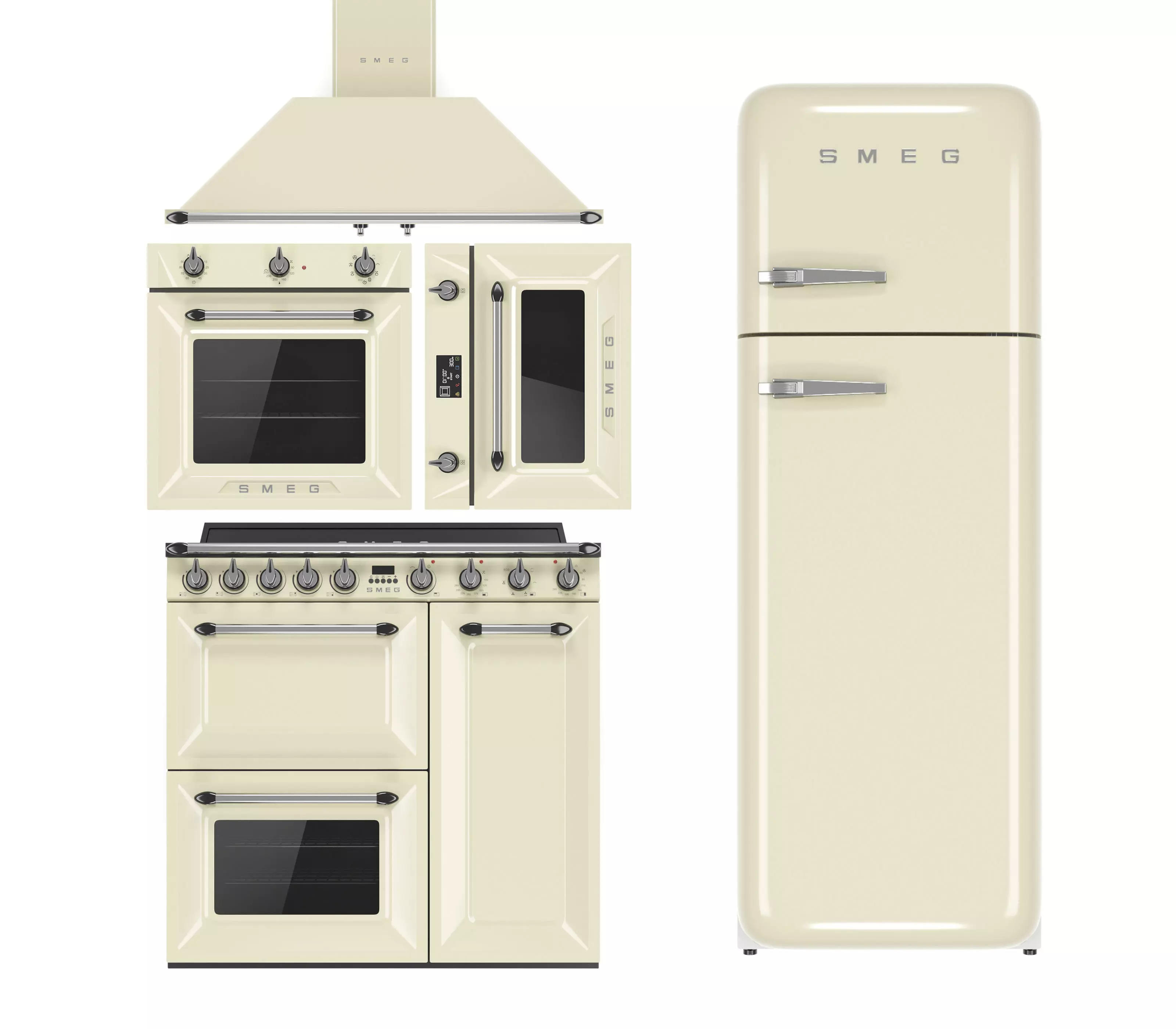 SMEG kitchen appliance collection 3D model_0
