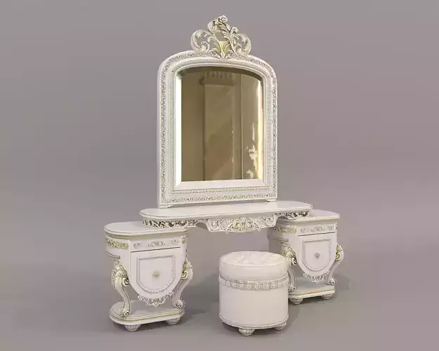 Classic European Style Dressing Table 21
