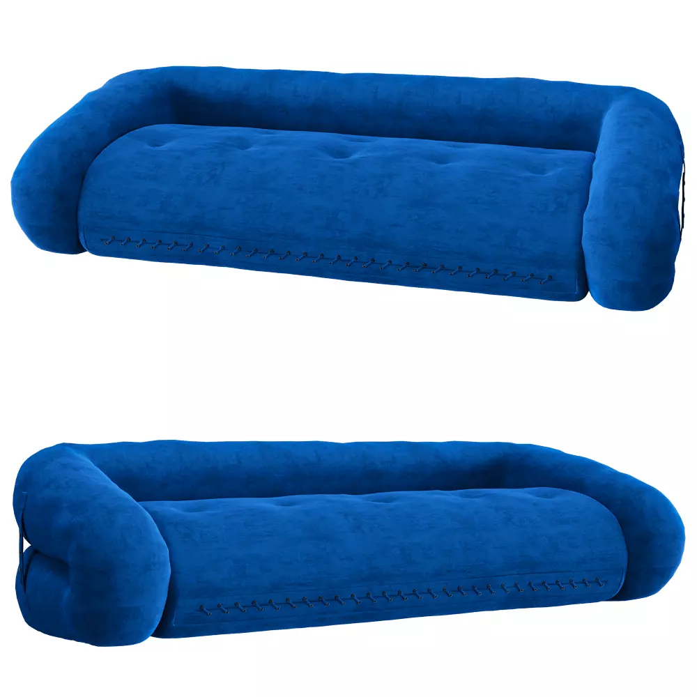 Modern Sofa Anfibio Low-poly 3D model_0