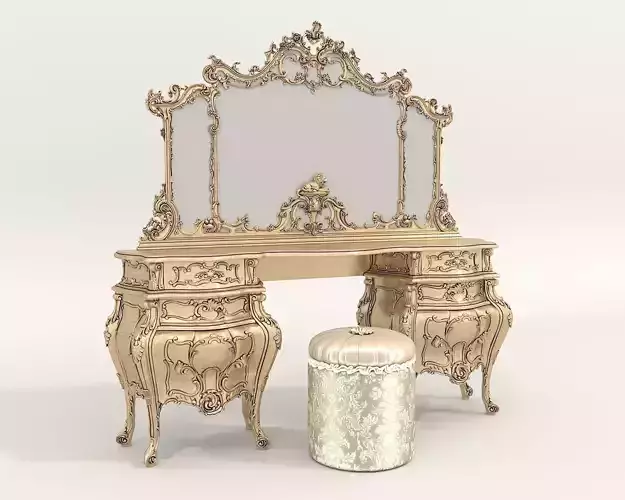 Classic European Style Dressing Table 27