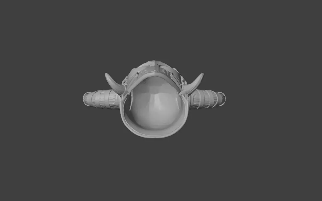 Arcane Viking Helmet Low-poly 3D model_22