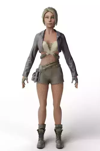 Tactical Girl - Stylized Warrior