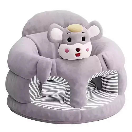 Mouse chair with footrests for training to sit