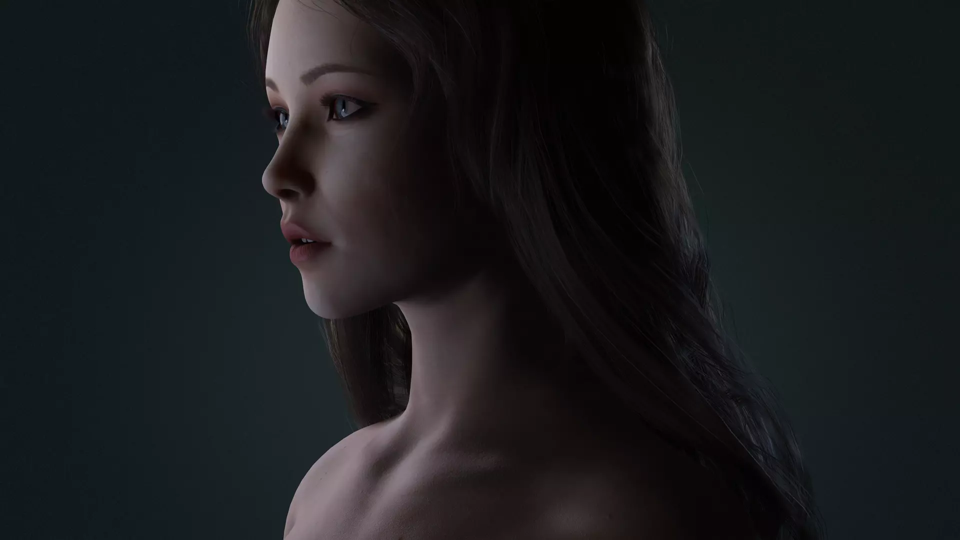 Realistic Female Character  Versatile 3D Model Low-poly 3D model_18