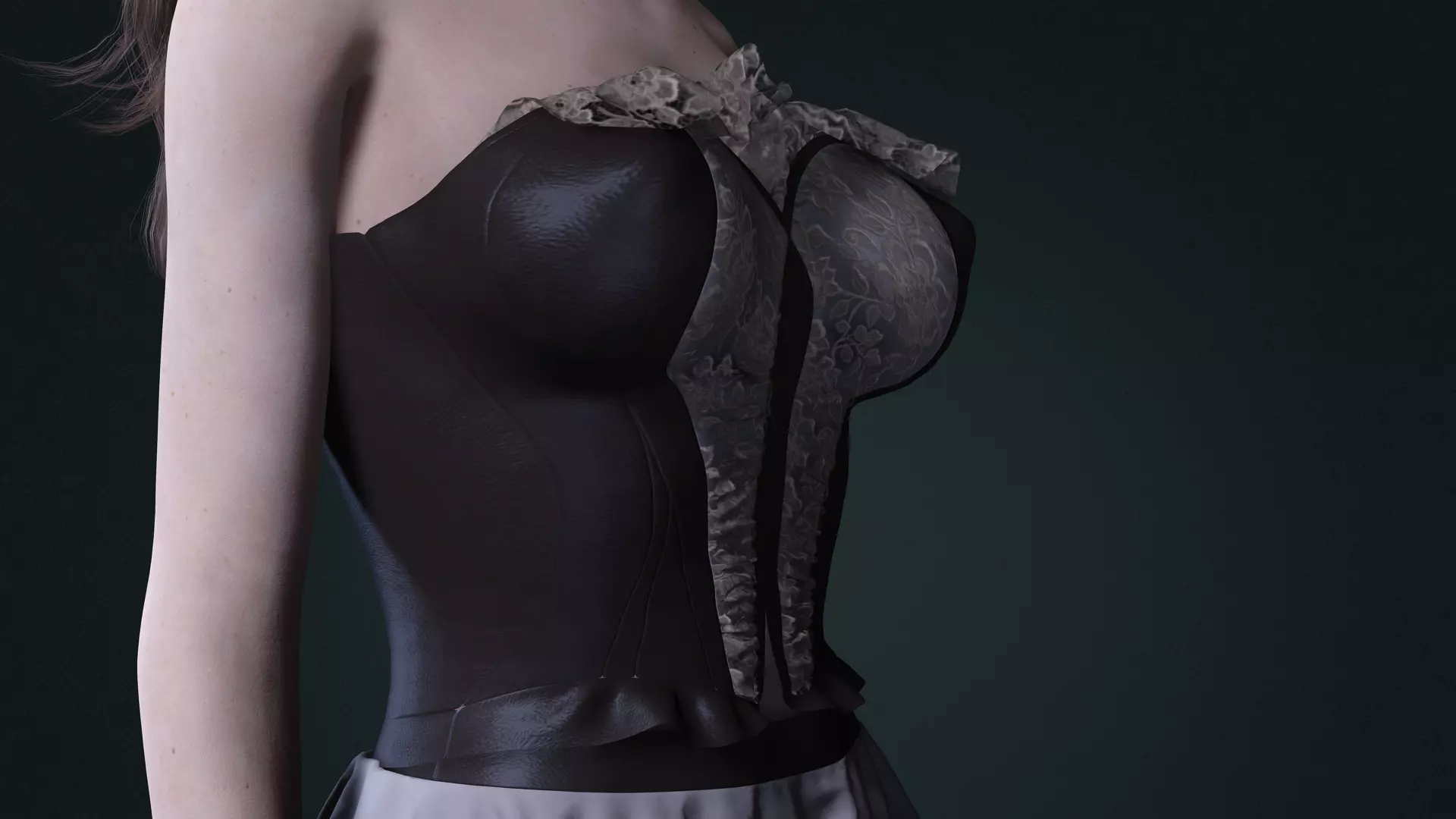 Realistic Female Character  Versatile 3D Model Low-poly 3D model_22