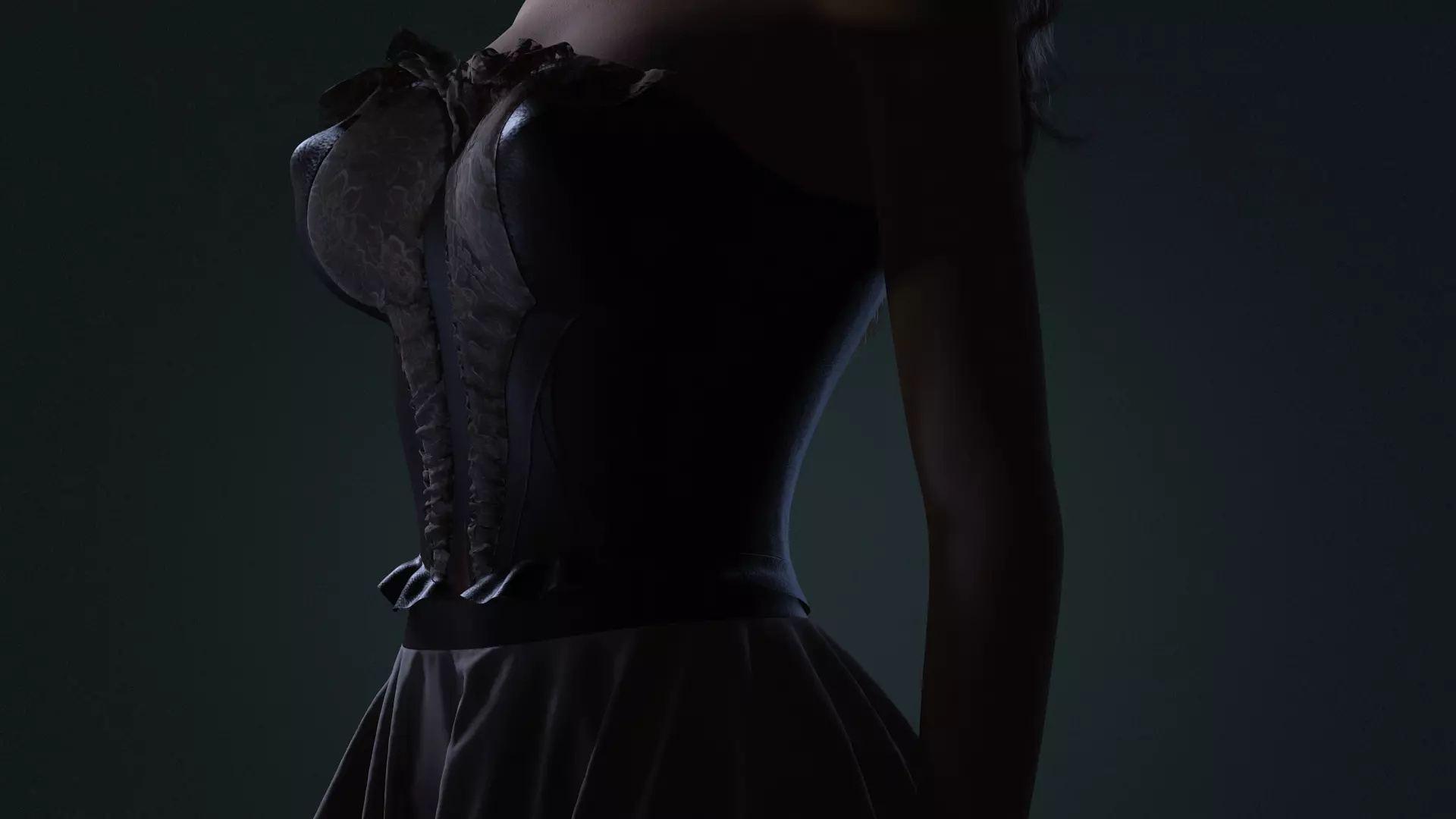 Realistic Female Character  Versatile 3D Model Low-poly 3D model_19