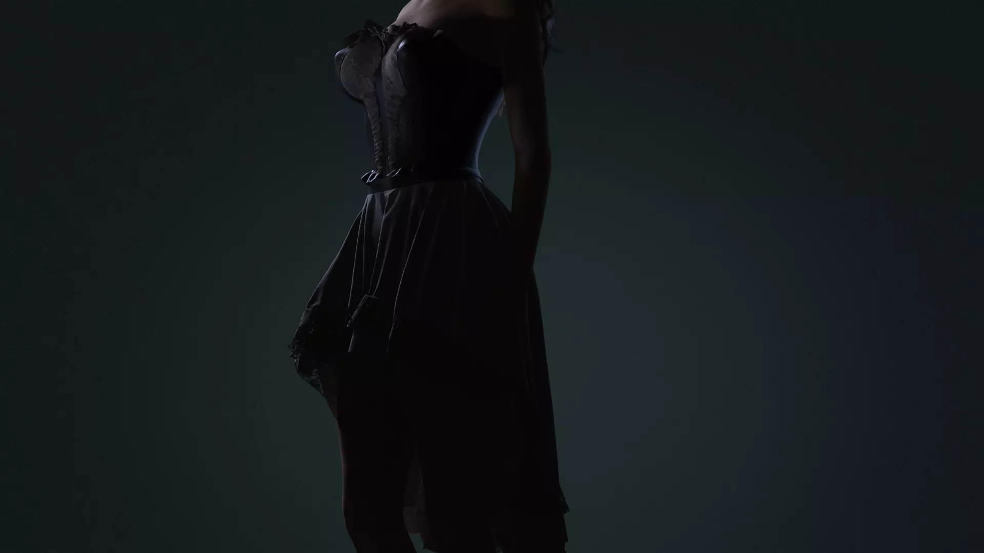 Realistic Female Character  Versatile 3D Model Low-poly 3D model_20