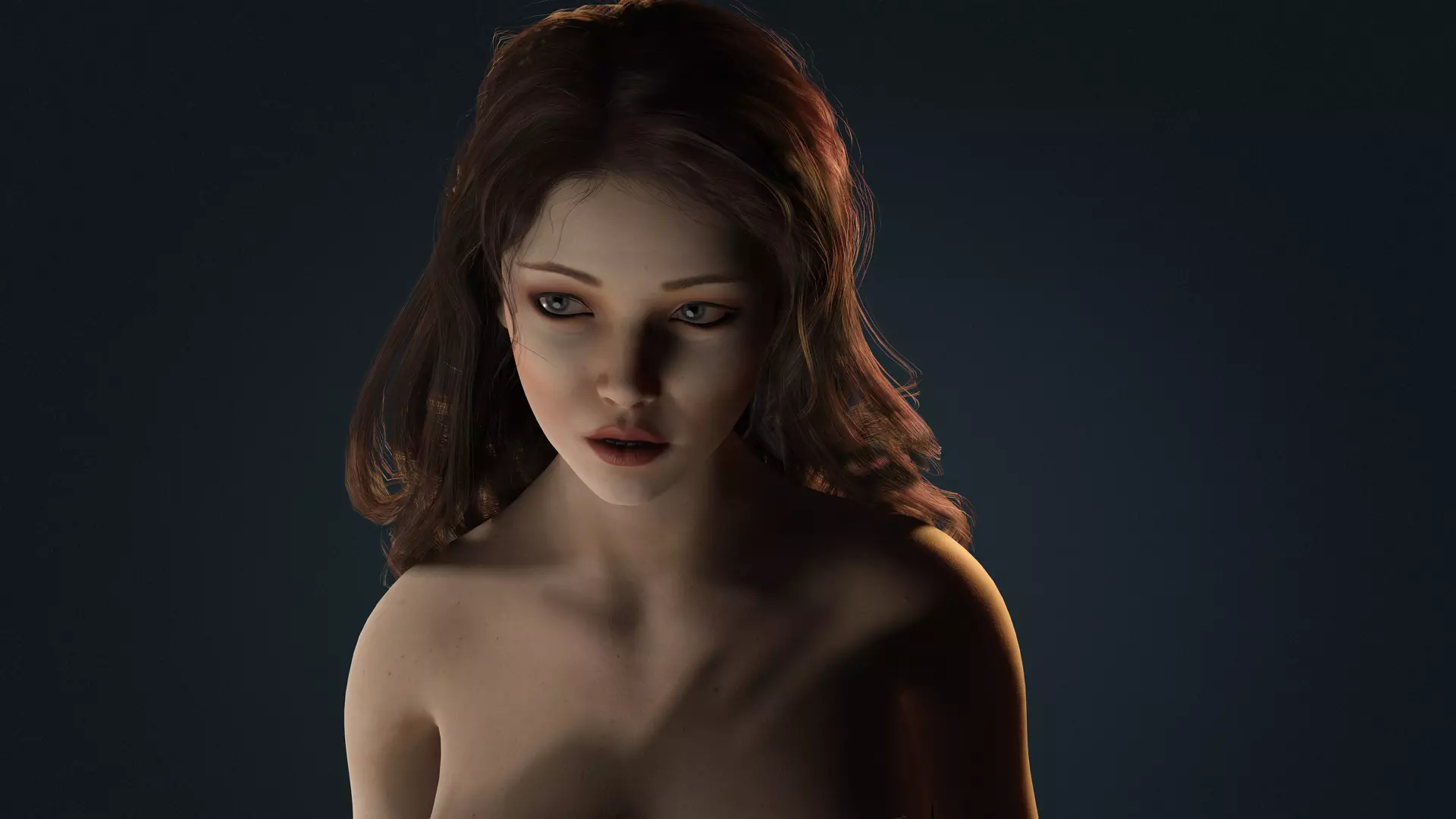 Realistic Female Character  Versatile 3D Model Low-poly 3D model_7