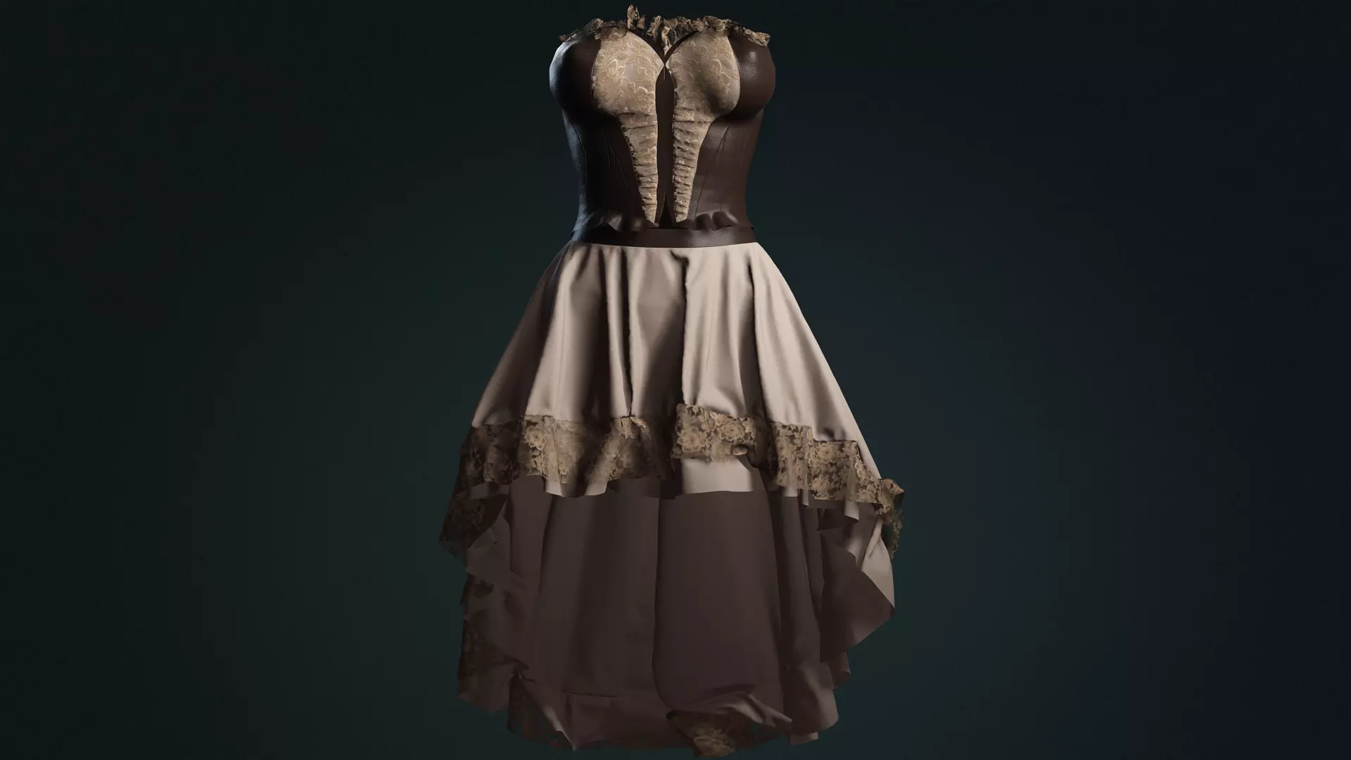 Realistic Female Character  Versatile 3D Model Low-poly 3D model_14