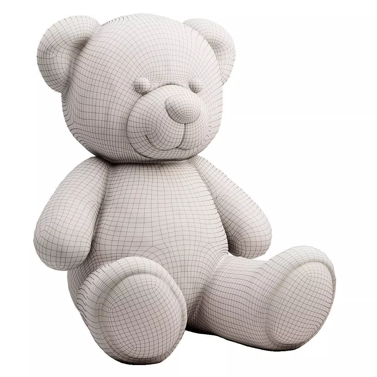  teddy bear 3D model_2