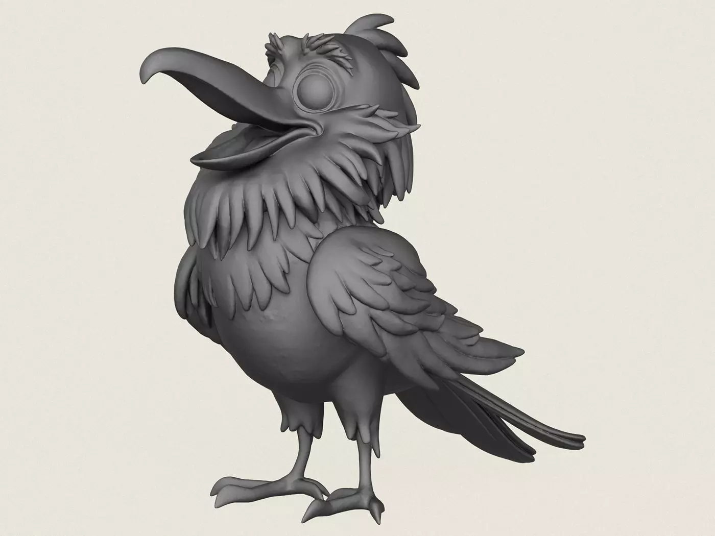 Toy Bird 3D print model