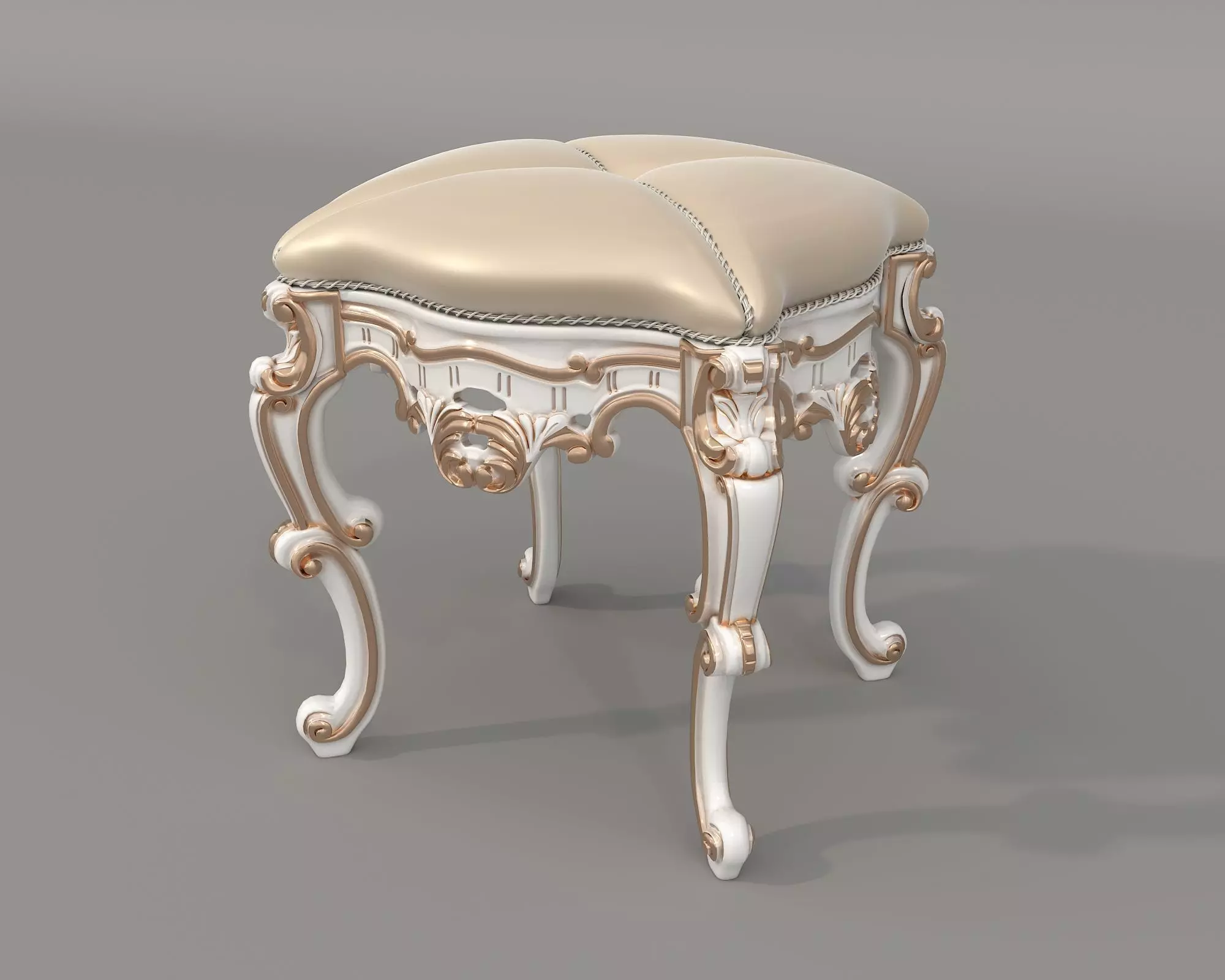 Classic European Style Dressing Table 30 3D model_7