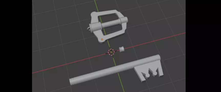 Kingdom Hearts Key Free 3D print model_0