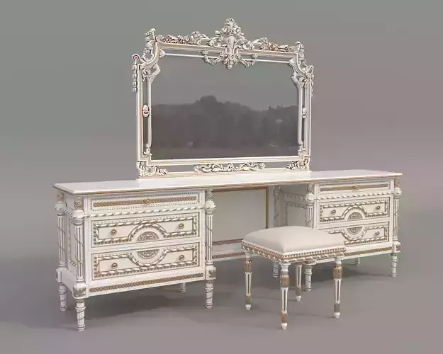 Classic European Style Dressing Table 31