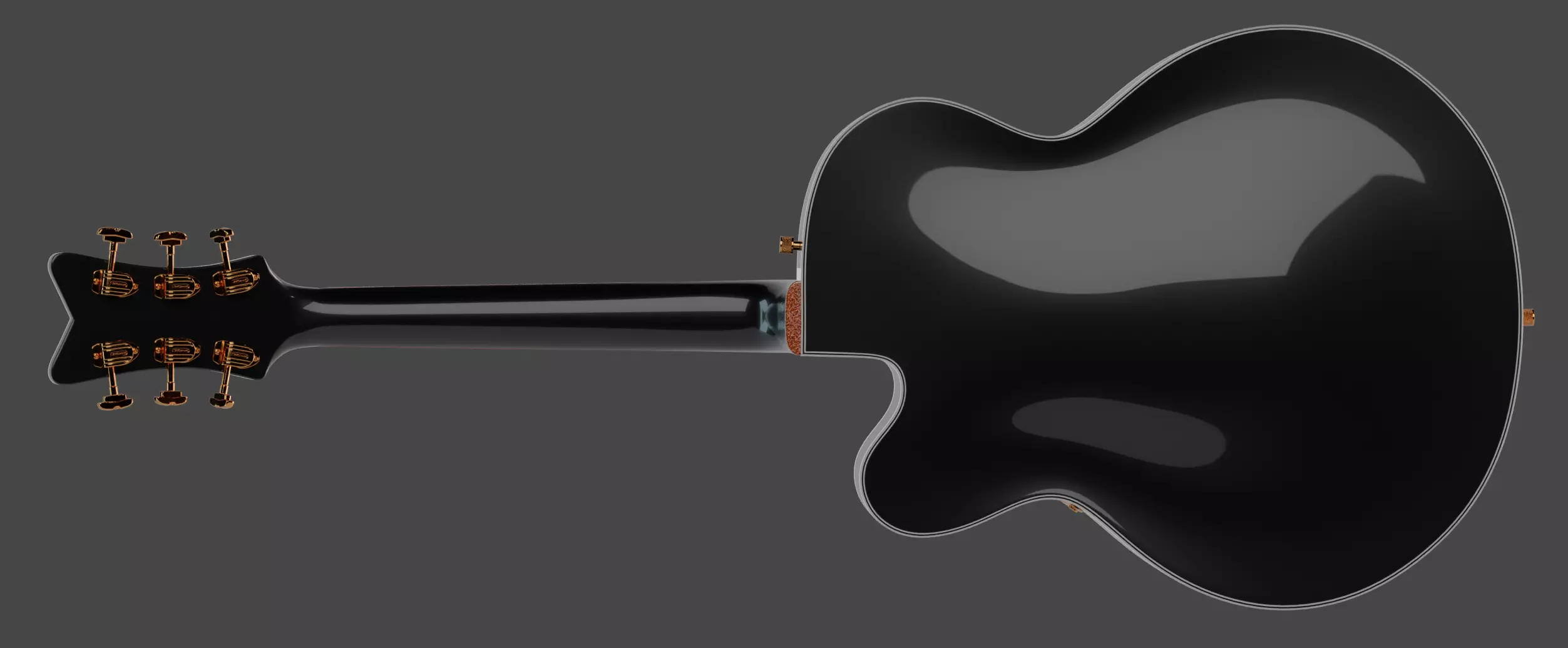 Gretsch Black Falcon AR  Low-poly 3D model_4