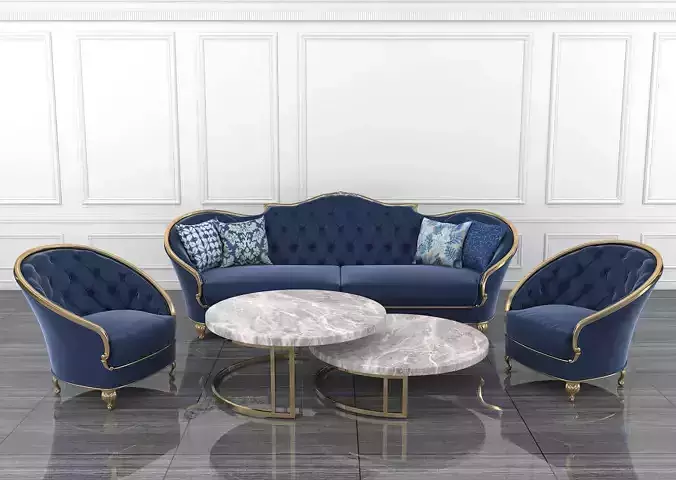 European style Sofa and Armchair set