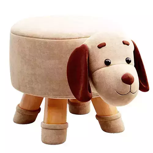 dog shaped pouf