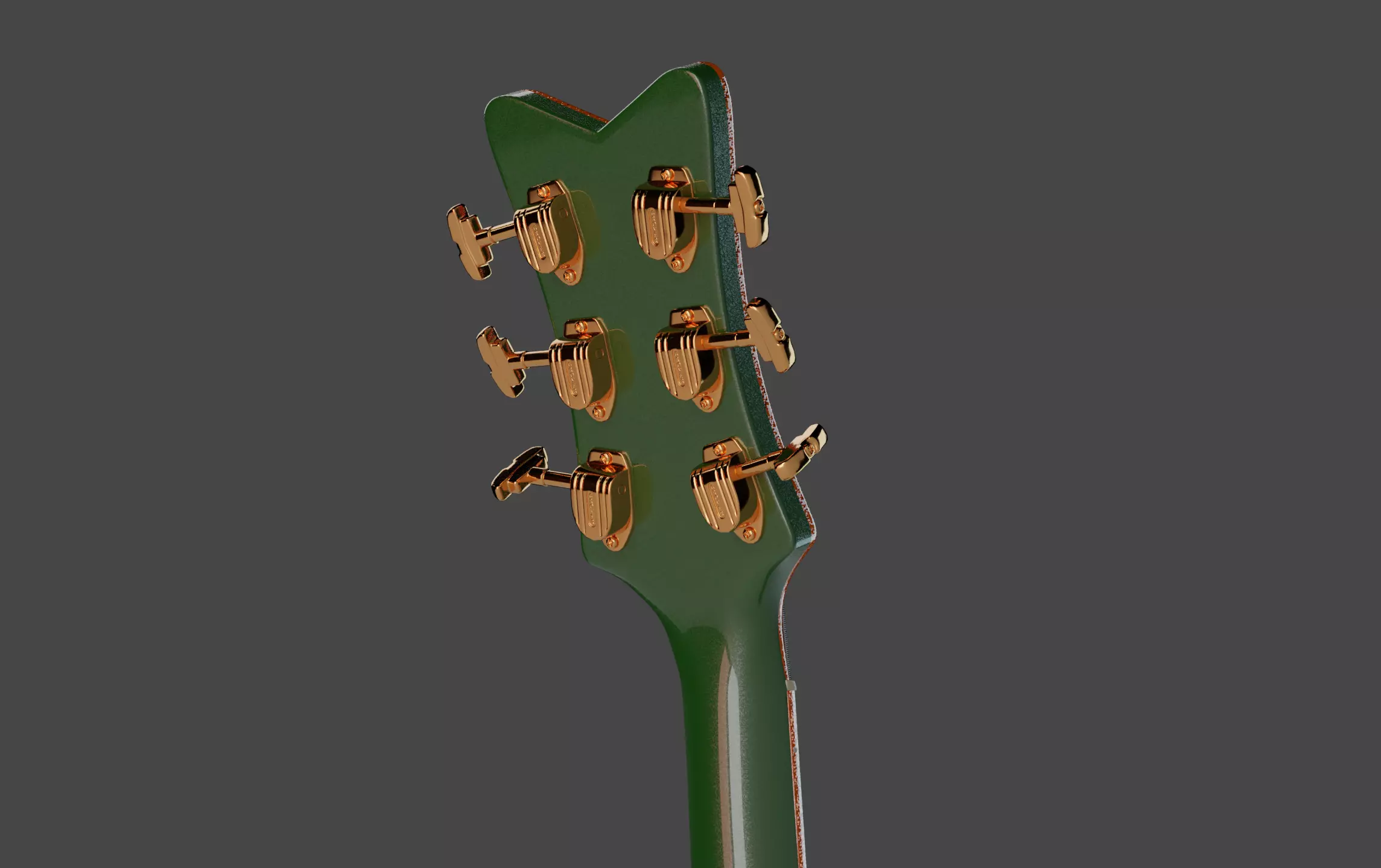 Gretsch Irish Falcon AR and realtime ready Low-poly 3D model_4