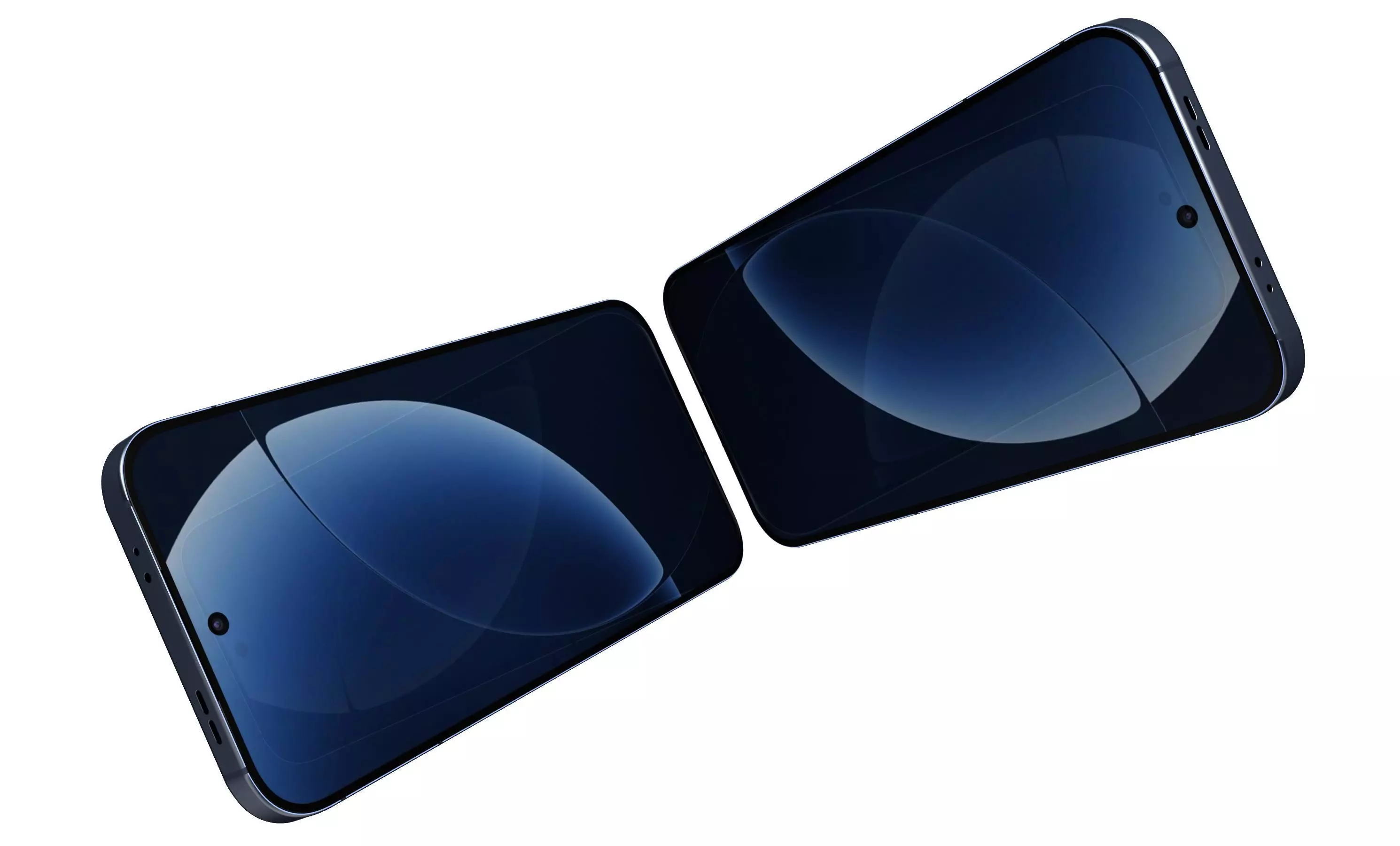 Realme GT8 Pro Blue 3D model_3