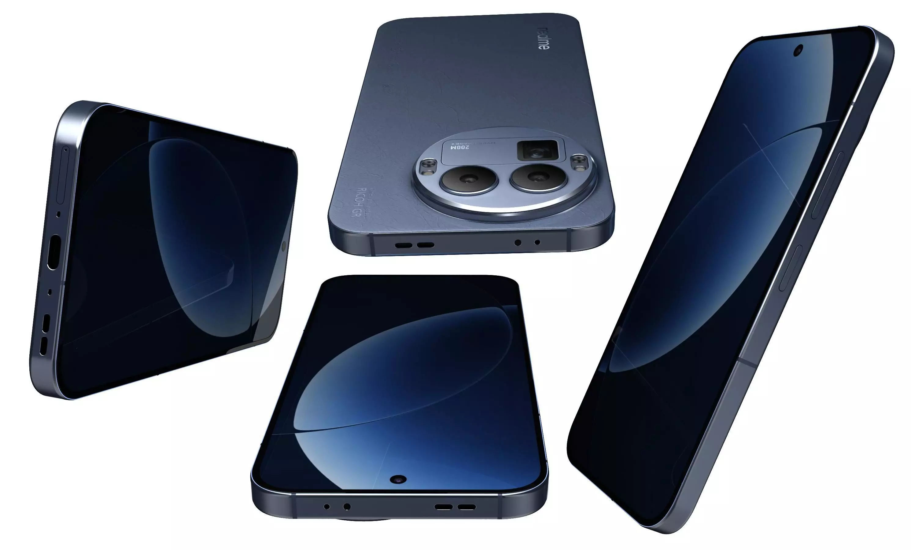 Realme GT8 Pro Blue 3D model_7