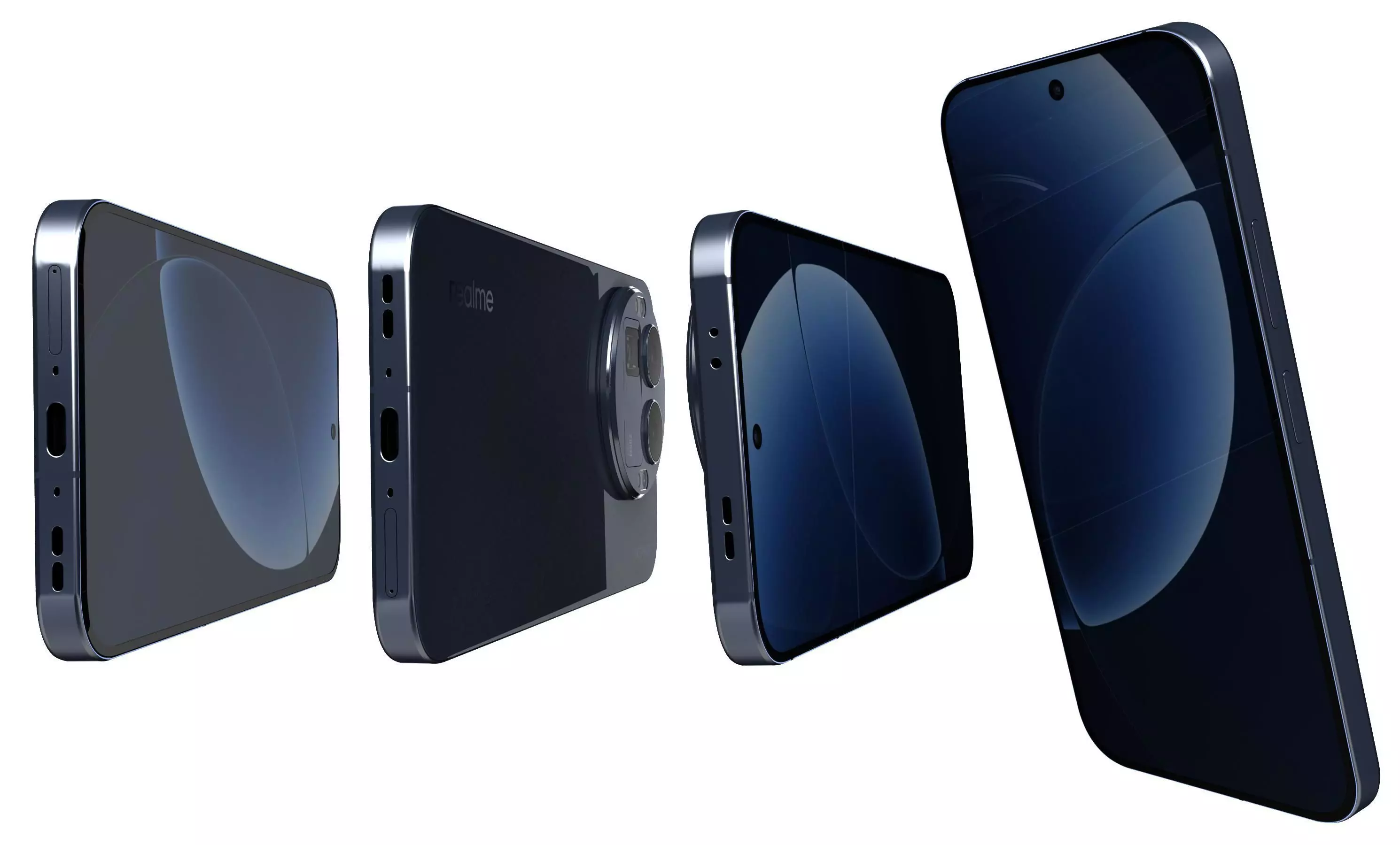 Realme GT8 Pro Blue 3D model_6