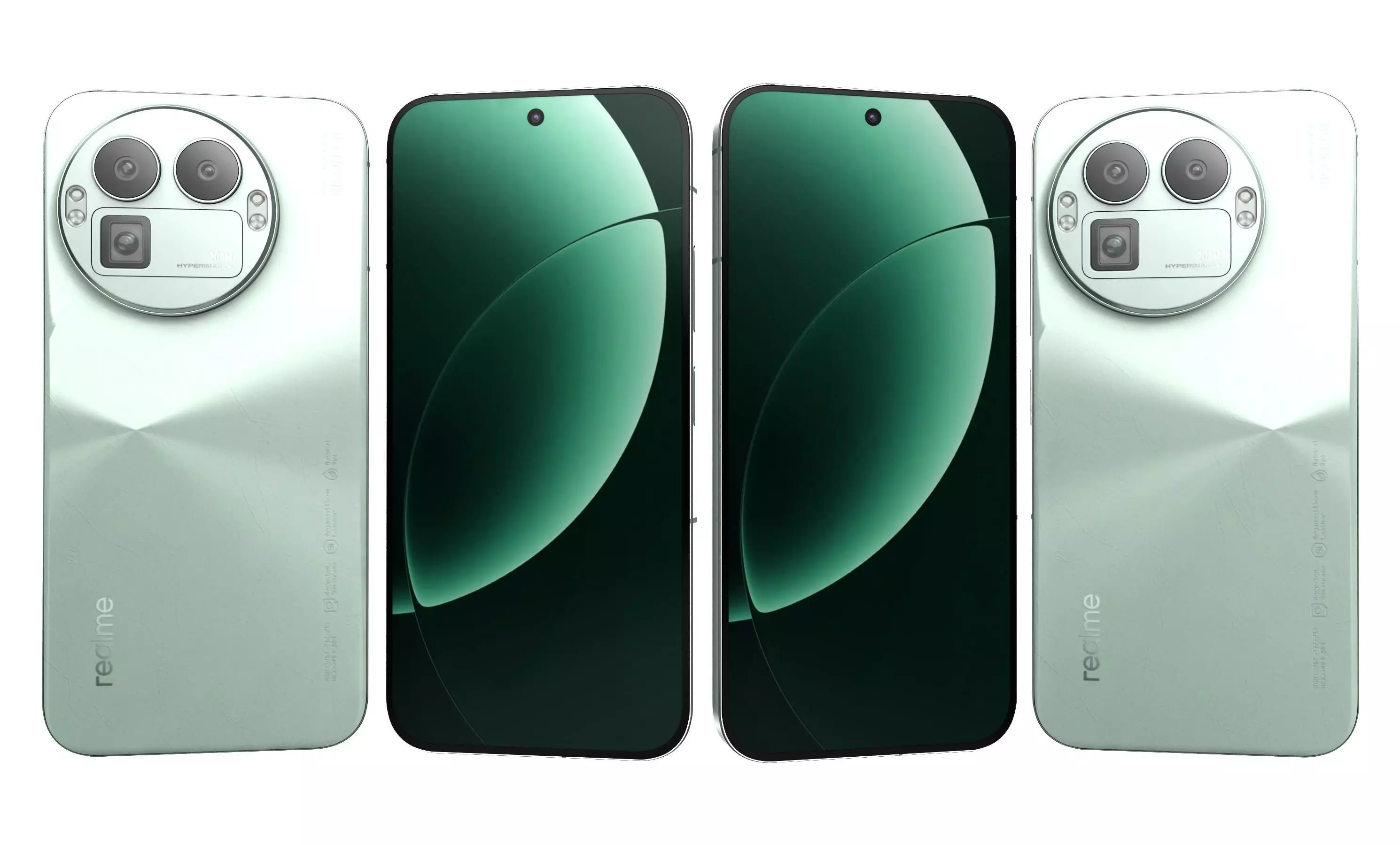 Realme GT8 Pro Green 3D model_2