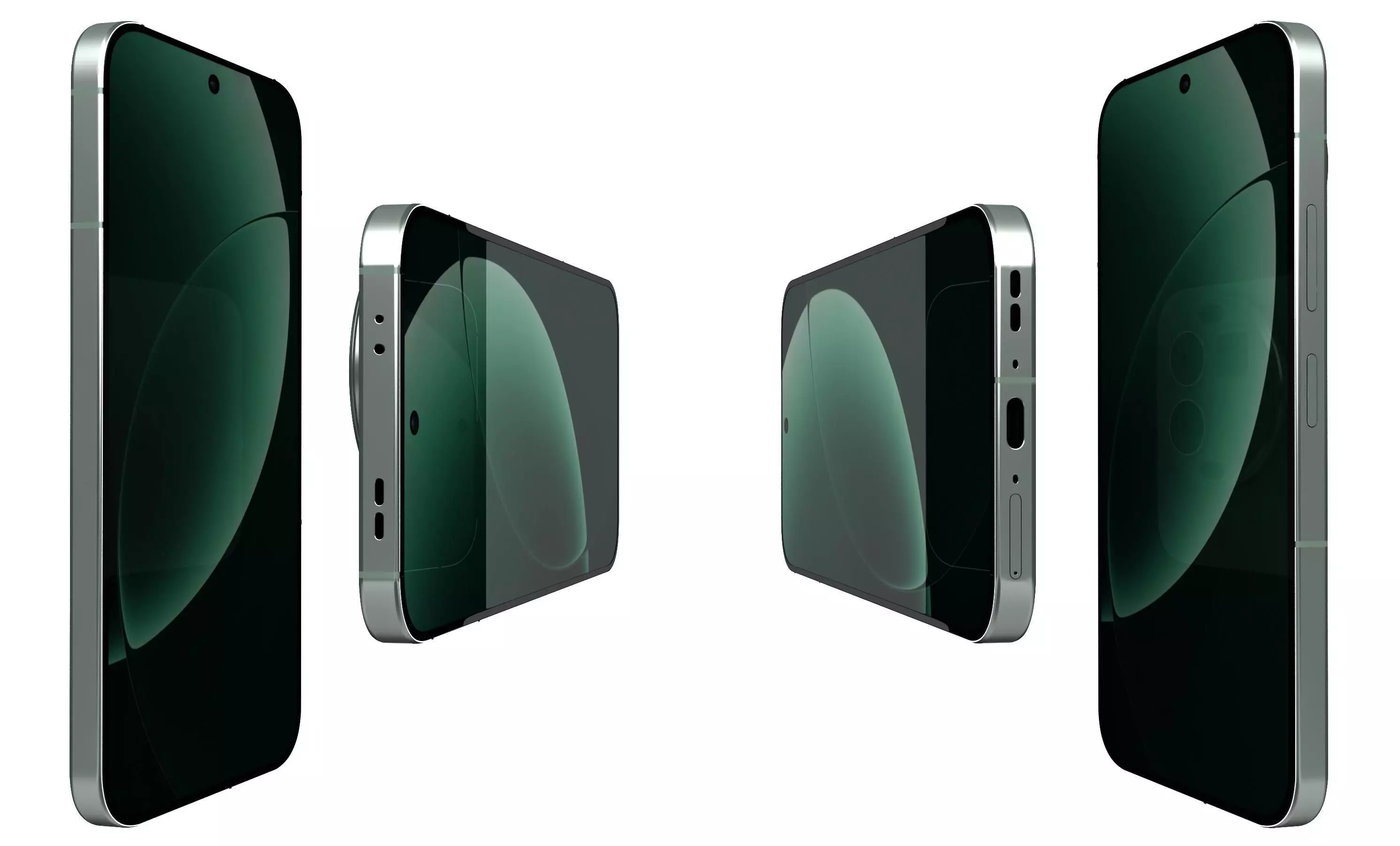 Realme GT8 Pro Green 3D model_1