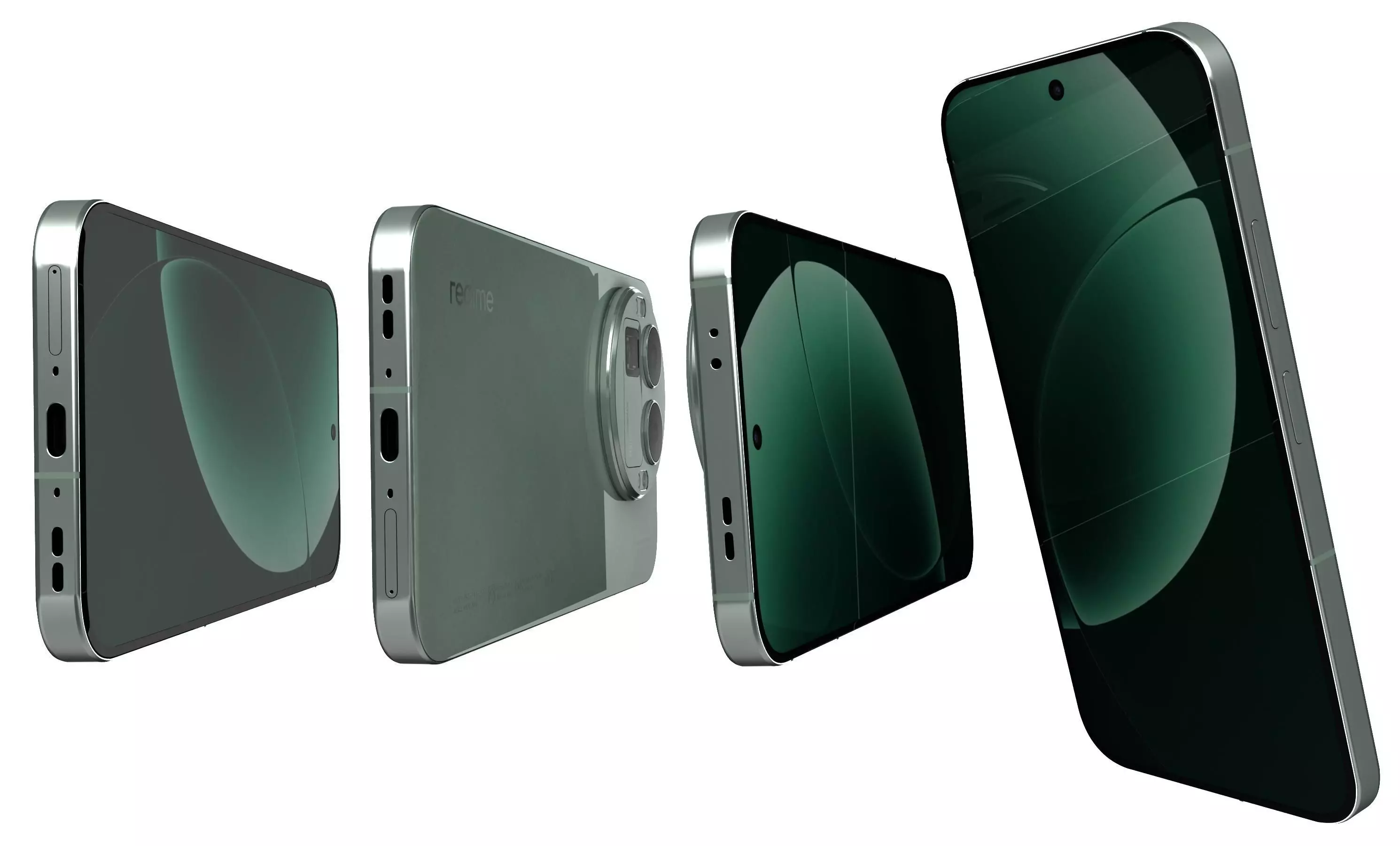 Realme GT8 Pro Green 3D model_6